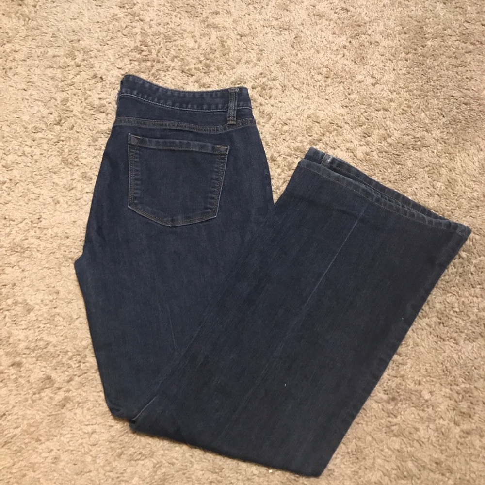 LOFT Anne Taylor high-rise modern flare jeans NWOT